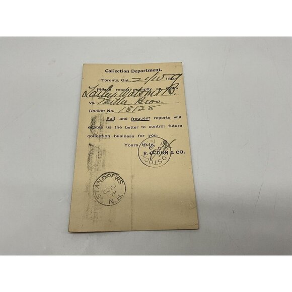 United States And Germany Antique Postal Cards Canceled And Used, Lot of 6 AS-IS - Picture 10 of 16